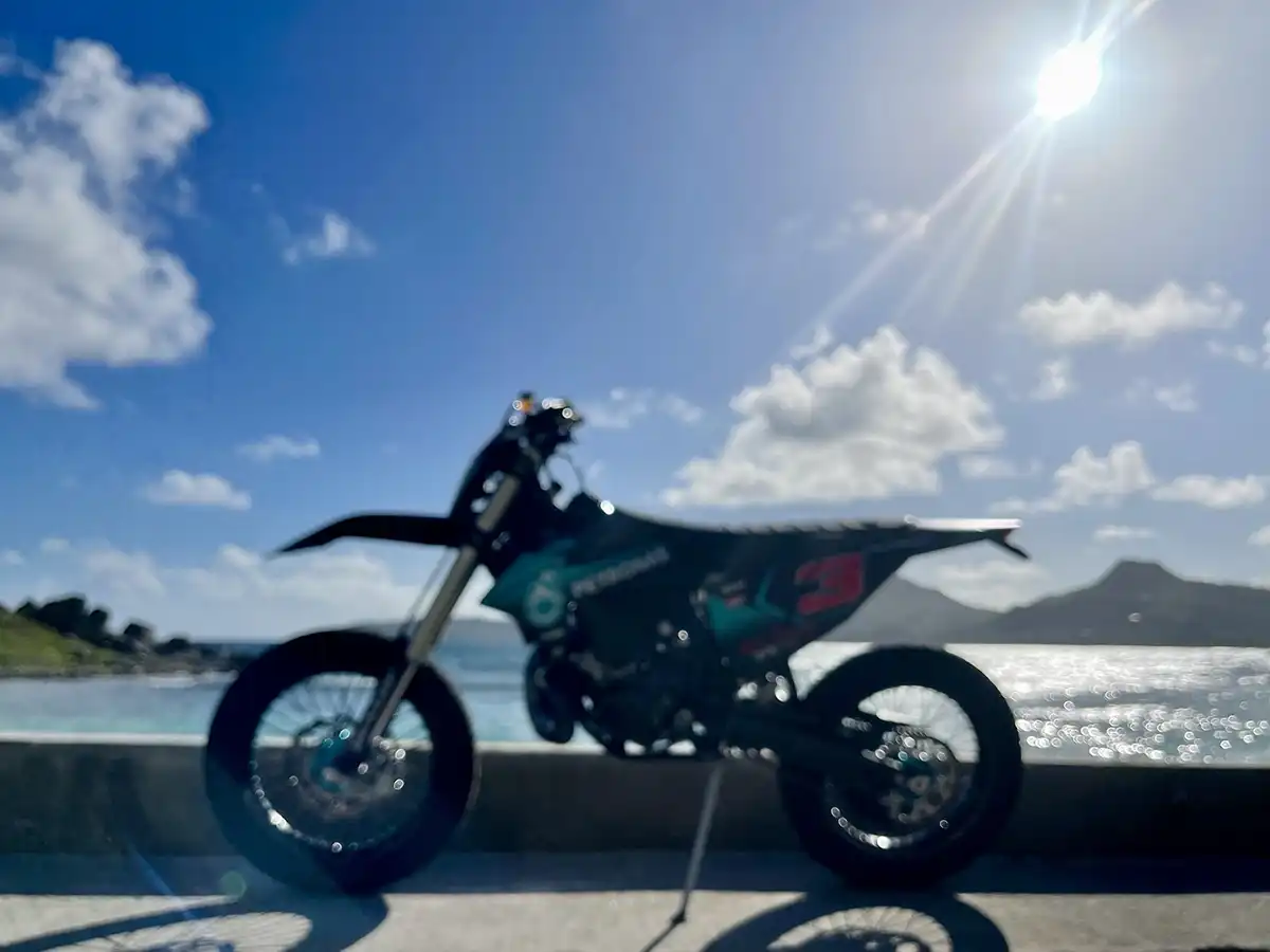 Moto de Moto Racing à Saint-Barthélemy
